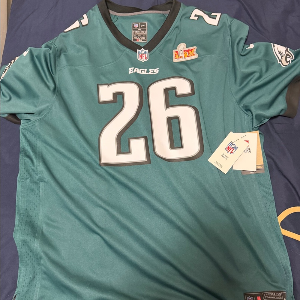 Nike Teal and Black Men's Jersey